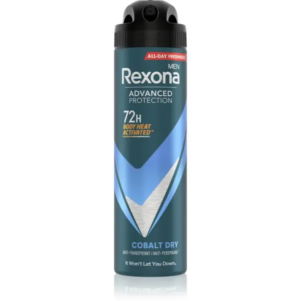 Rexona Men Advanced Protection Cobalt Dry spray anti-perspirant 72 ore pentru bărbați 150 ml