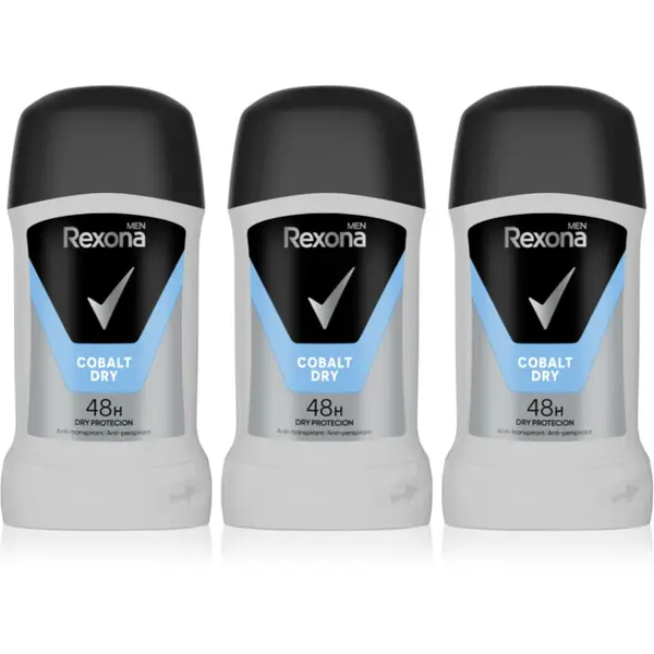 Rexona Men Cobalt Dry antiperspirant puternic ambalaj economic
