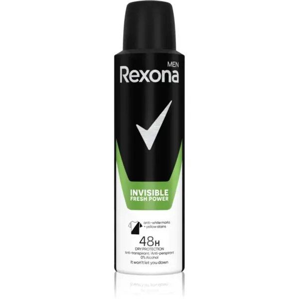 Rexona Men Invisible Fresh Power spray anti-perspirant pentru barbati 150 ml