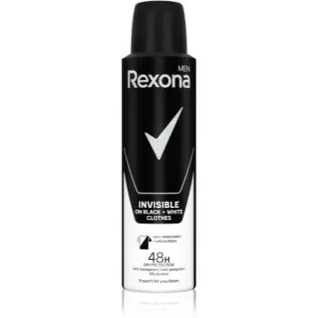 Rexona Men Invisible spray anti-perspirant impotriva petelor albe