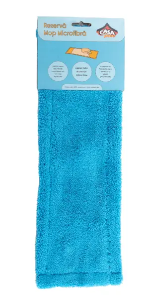 Rezerva mop microfibra albastru Rezerva mop microfibra albastru