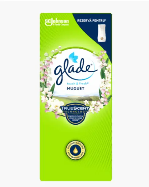 Rezerva odorizant camera Glade Touch & Fresh Lacramioare 18 ml Rezerva odorizant camera 18 ml Glade Lacramioare