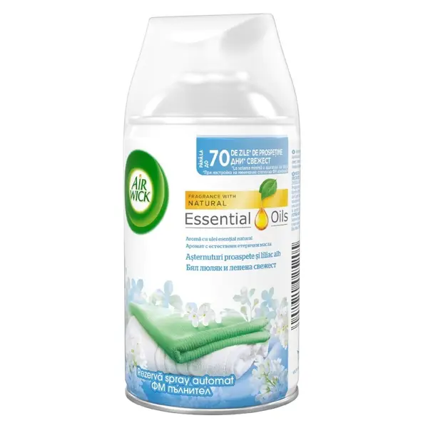 Rezerva Odorizant de Camera Spray Air Wick, Liliac Alb, 250 ml
