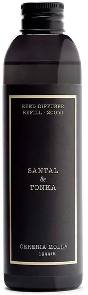 Rezervă odorizantă de cameră Cereria Molla - Santal & Tonka, 200 ml