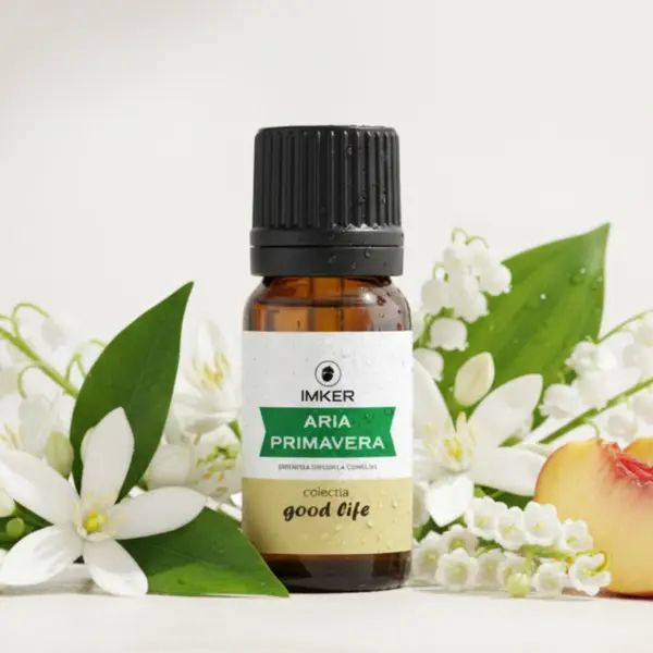 Rezervă parfum ambient IMKER aroma ARIA PRIMAVERA - note: piersica, lacramioara, cedru 10 ml