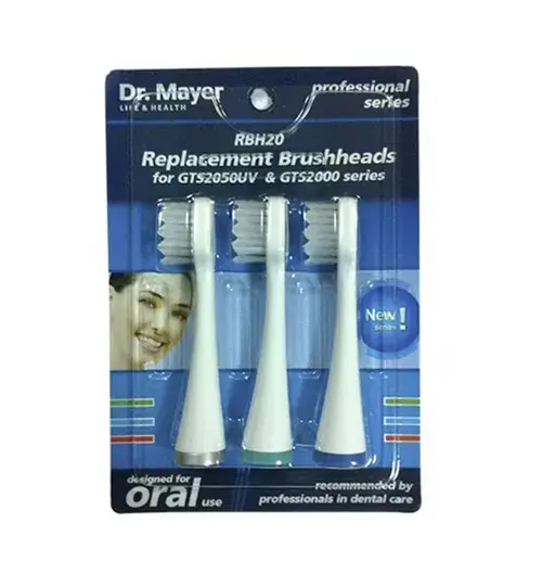Rezerva periuta de dinti electrica Dr. Mayer RBH20, compatibila cu GTS2000,GTS2050UV, 3 buc