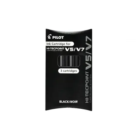 Rezerva roller Pilot V5 V7 Hi-Tecpoint 3buc set negru