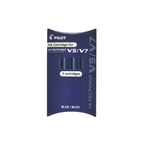 Rezerva roller Pilot V5/V7 Hi-Tecpoint diverse culori 3buc/set Rezerva roller Pilot V5/V7 Hi-Tecpoint diverse culori 3buc/set albastru