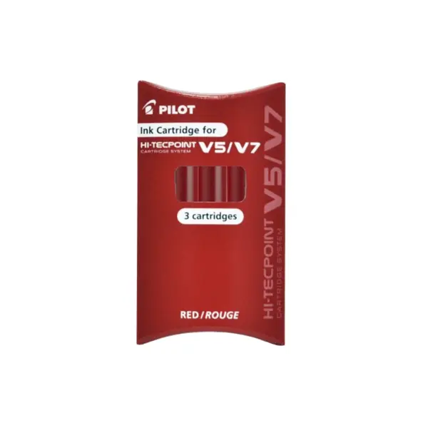 Rezerva roller Pilot V5/V7 Hi-Tecpoint diverse culori 3buc/set Rezerva roller Pilot V5/V7 Hi-Tecpoint diverse culori 3buc/set rosu