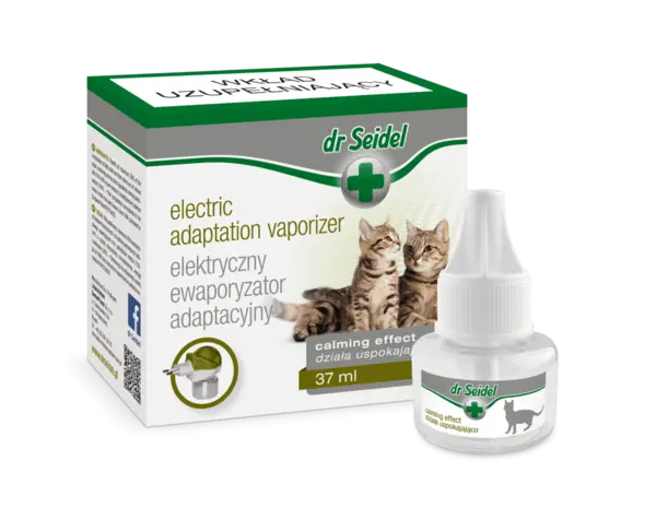 Rezerva Vaporizator pentru sprijin comportamental, stres&anxietate, la pisici, Dr. Seidel, 37 ml