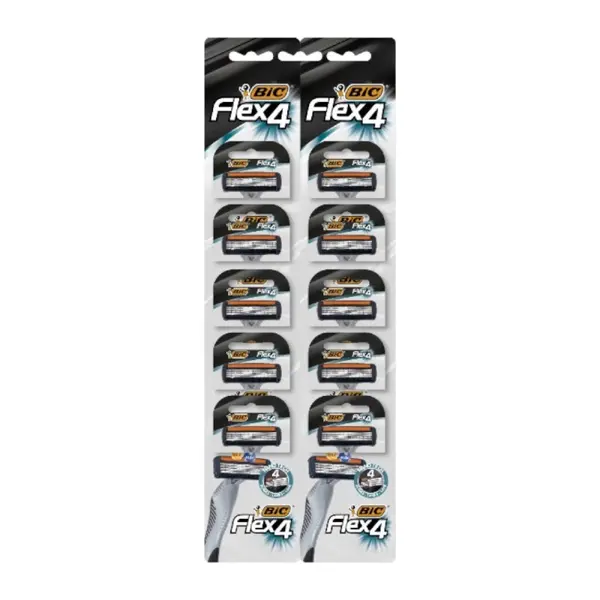 Rezerve Aparat de Ras Flex4, Bic, 10 Bucati