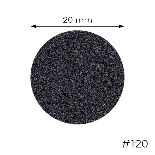 Rezerve pentru disc pedichiura - duritate 120 - 20mm