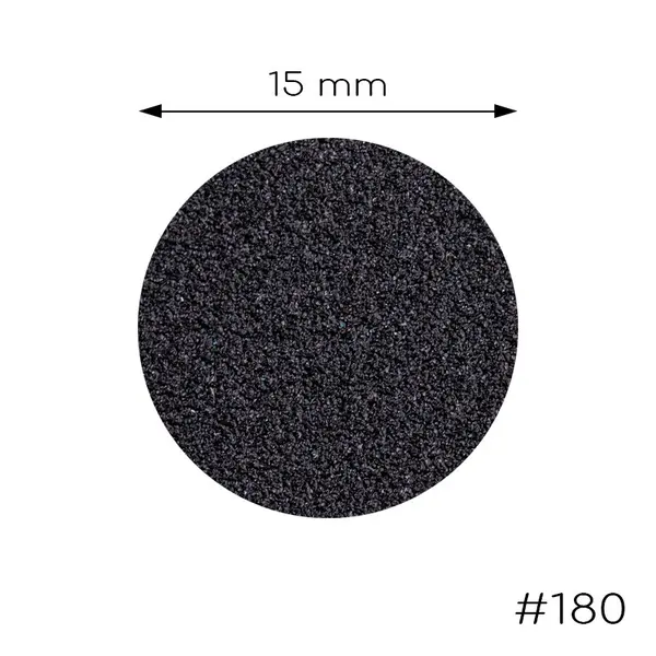 Rezerve pentru disc pedichiura - duritate 180 - 15mm