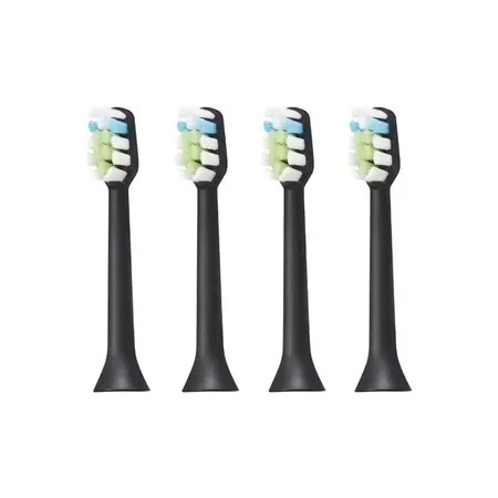 Rezerve pentru periuta de dinti electrica AQ-102 Negru, 4 bucati, Aquapick