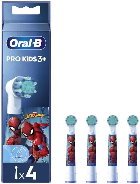 Rezerve periuta de dinti Oral-B EB10S Spiderman, 4 bucati (Mutlicolor)