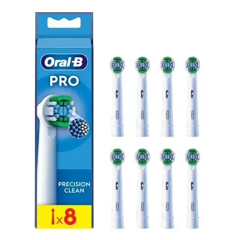 Rezerve periuta de ditni Oral-B Pro Precision Clean EB20RX-8, 8 bucati (Alb)