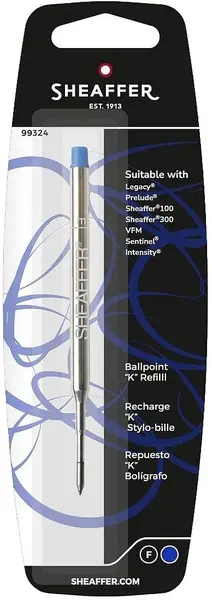 Rezervor pentru stilou Sheaffer K Style - Albastru închis, F