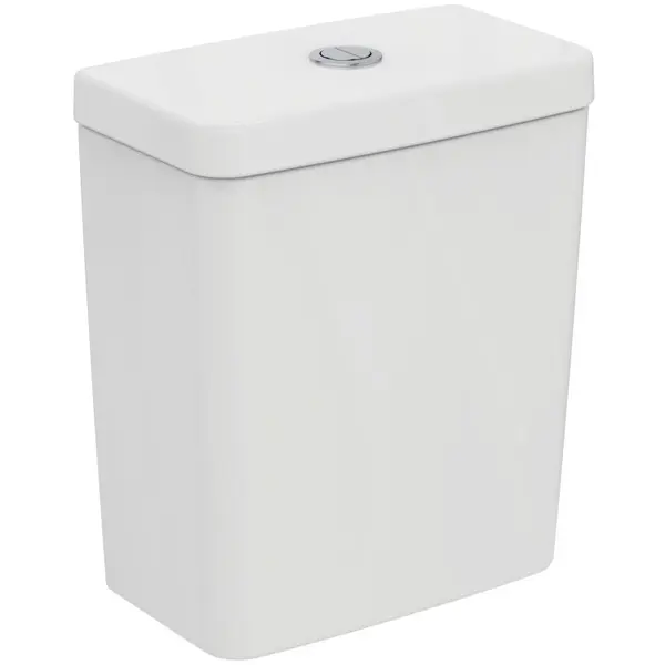 Rezervor vas wc Ideal Standard Connect Space Cube alb lucios cu alimentare inferioara