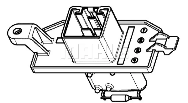 Rezistenta ventilator habitaclu FORD B-MAX, C-MAX II, ECOSPORT, FOCUS III, GRAND C-MAX, KUGA II, TOURNEO COURIER B460, TOURNEO CUSTOM V362, TRANSIT V363 1.0-Electric dupa 2010