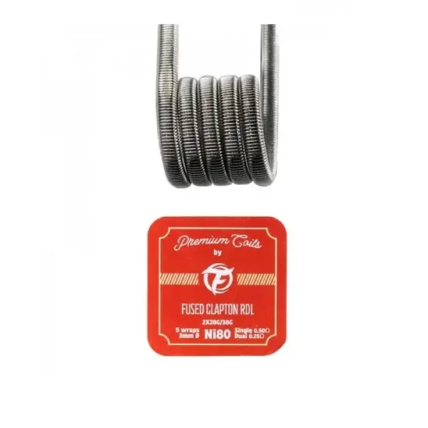 Rezistente Prebuilt Fumytech - Fused Clapton RDL Ni80 0.5ohm