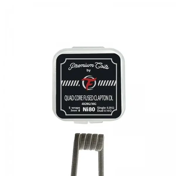 Rezistente Prebuilt Fumytech - Quad Core Fused Clapton DL Ni80 0.20ohm