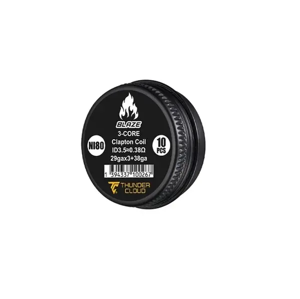 Rezistente Prebuilt THC x Mike Vapes - Fused Clapton NI80 0.38ohm