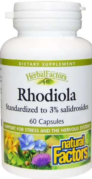 Rhodiola, 150 mg, 60 capsule, Natural Factors