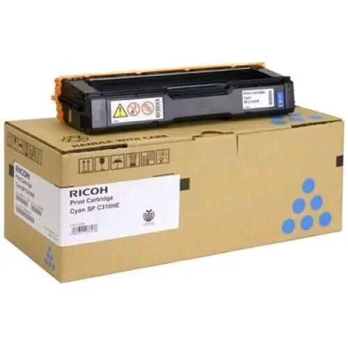 RICOH CARTUS TONER CYAN 406480 / 407637 6K ORIGINAL RICOH AFICIO SPC 231N