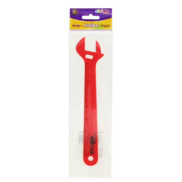 Rigla Strigo din Plastic, Cheie Franceza, 15 cm