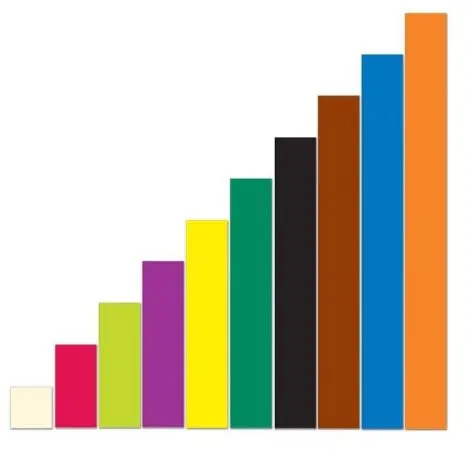 Riglete gigant cuisenaire rods