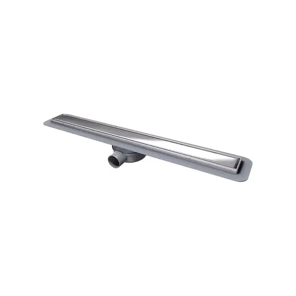 Rigola dus faiantabila Kessel Linearis Compact, 95 cm, cu sita pentru par si clapeta anti-miros