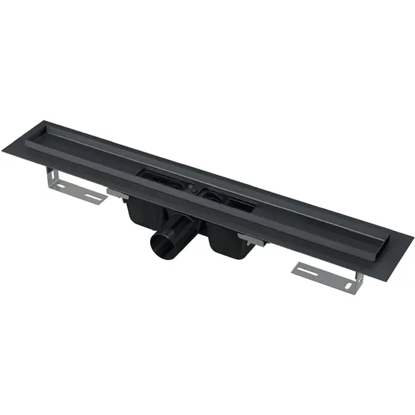 Rigola dus faiantabila neagra, iesire laterala 1150 mm Alcadrain APZ1BLACK-1150