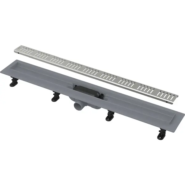 Rigola dus iesire laterala cu capac perforat crom 850 mm Alcadrain APZ10-850M