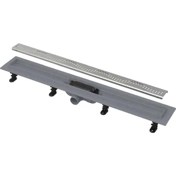 Rigola dus iesire laterala cu capac perforat crom 850 mm Alcadrain APZ8-850M