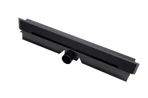 Rigola dus liniara 61 cm, negru mat, Kleome FDesign