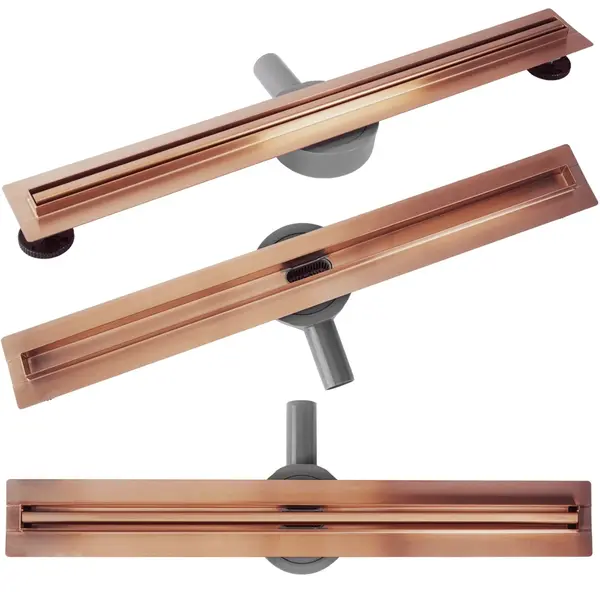 Rigola dus REA Neox Slim pro Brushed Copper 90