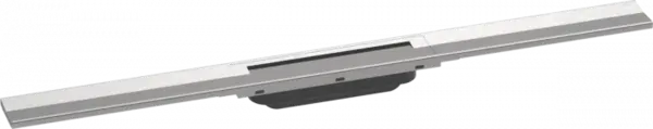 Rigola liniara de dus cu gratar din inox 800 mm, optiune scurtare, inox periat, Hansgrohe RainDrain Flex
