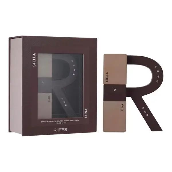 Riiffs - Luna Stella, set apa de parfum, unisex, 2 x 50 ml