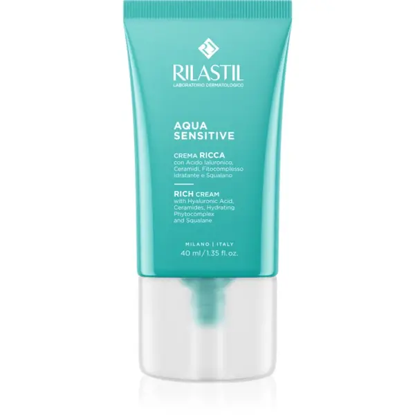 Rilastil Aqua Sensitive cremă hidratantă uscata si foarte uscata 40 ml