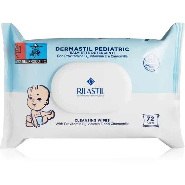 Rilastil Dermastil Pediatric servetele moi de curatare pentru copii 72 buc