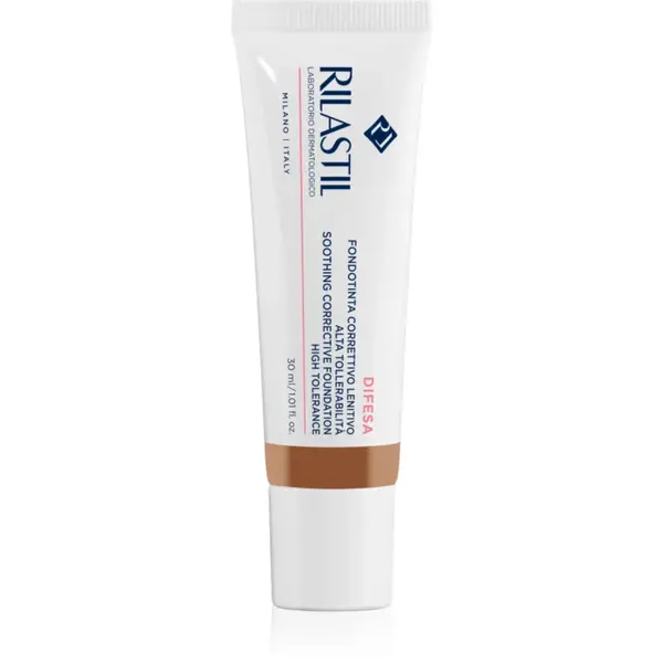 Rilastil Difesa Make Up Soothing Foundation machiaj calmant pentru piele sensibilă culoare 04 30 ml