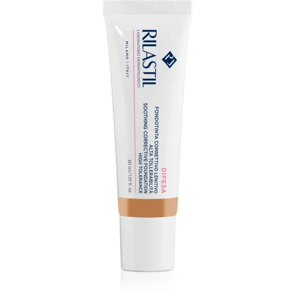 Rilastil Difesa Make Up Soothing Foundation machiaj calmant pentru piele sensibilă culoare 02 30 ml