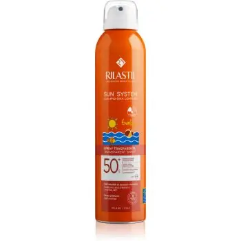 Rilastil Sun System Baby spray transparent pentru bronzare SPF 50+
