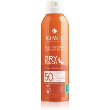 Rilastil Sun System Dry Touch spray protector pentru plajă SPF 50