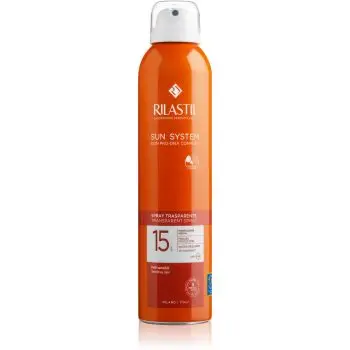 Rilastil Sun System spray transparent pentru bronzare SPF 15