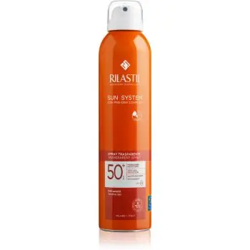 Rilastil Sun System spray transparent pentru bronzare SPF 50+