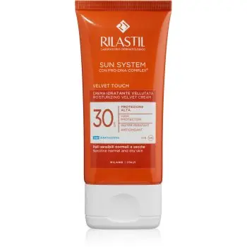 Rilastil Sun System Velvet Touch crema protectoare pentru fata SPF 30