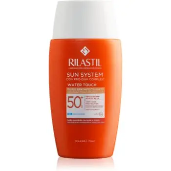 Rilastil Sun System Water Touch fluid protector tonifiant pentru față SPF 50+