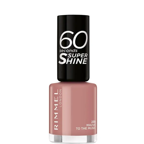 Rimmel 60 Seconds Super Shine Nail Polish – 230 Mauve To The Music