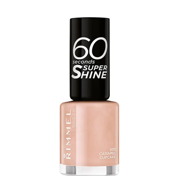 Rimmel 60 Seconds Super Shine Nail Polish – 500 Caramel Cupcake